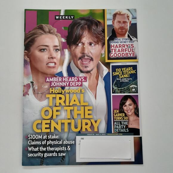 Us Weekly Magazine May 2 2022 Issue 18 Amber Heard Johnny Depp Trial - Picture 1 of 2